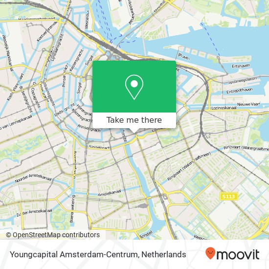 Youngcapital Amsterdam-Centrum, Sarphatistraat Karte