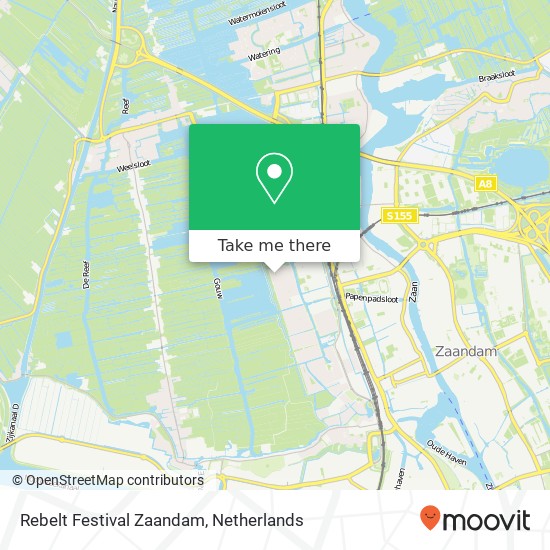 Rebelt Festival Zaandam, G. Molstraat 25 Karte