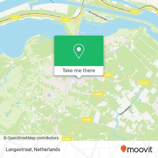 Langestraat map