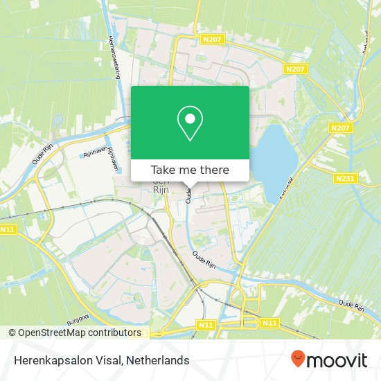 Herenkapsalon Visal, Hooftstraat 67 map