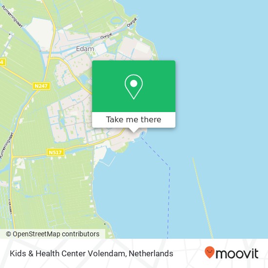 Kids & Health Center Volendam, Europaplein 3 map