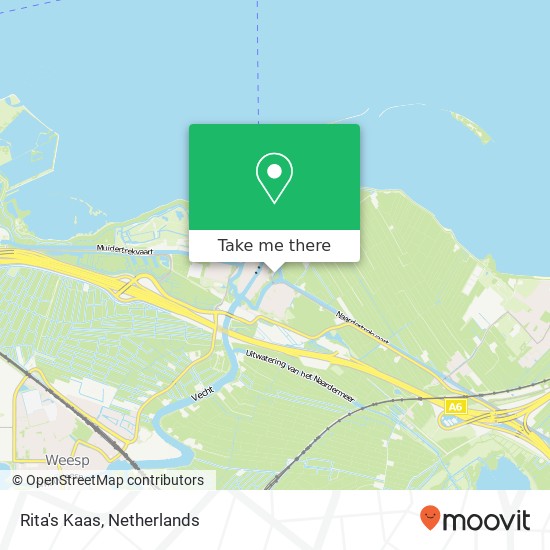 Rita's Kaas, Vestingplein map