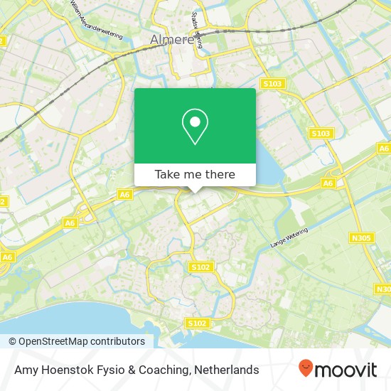 Amy Hoenstok Fysio & Coaching, De Steiger map