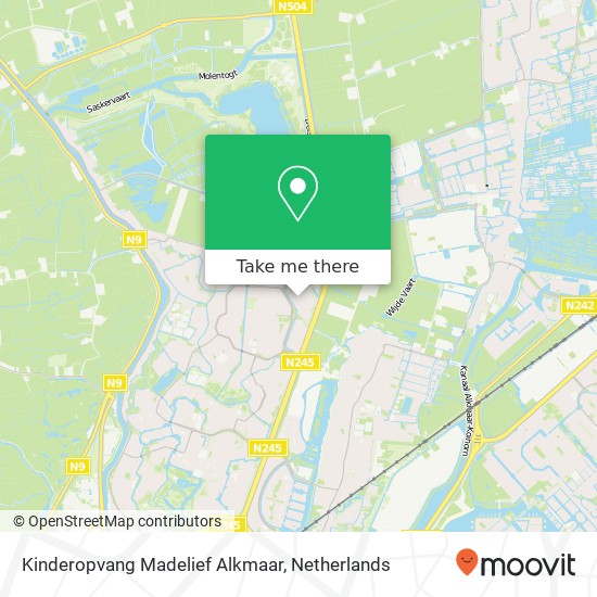 Kinderopvang Madelief Alkmaar, Falstaffstraat 21 Karte