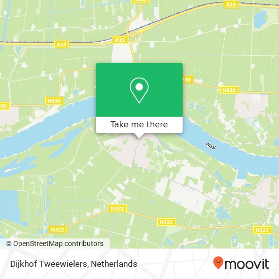 Dijkhof Tweewielers, Kruispad 2 map