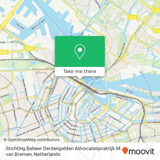 Stichting Beheer Derdengelden Advocatenpraktijk M. van Bremen, 1013 Amsterdam Karte