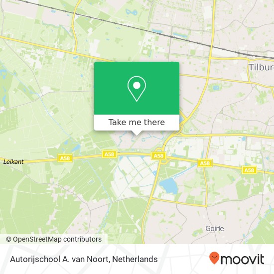 Autorijschool A. van Noort, Biezenloop 35 map