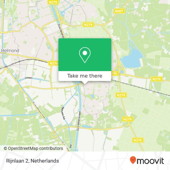 Rijnlaan 2, 5704 JE Helmond map