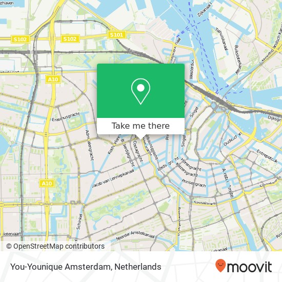 You-Younique Amsterdam map