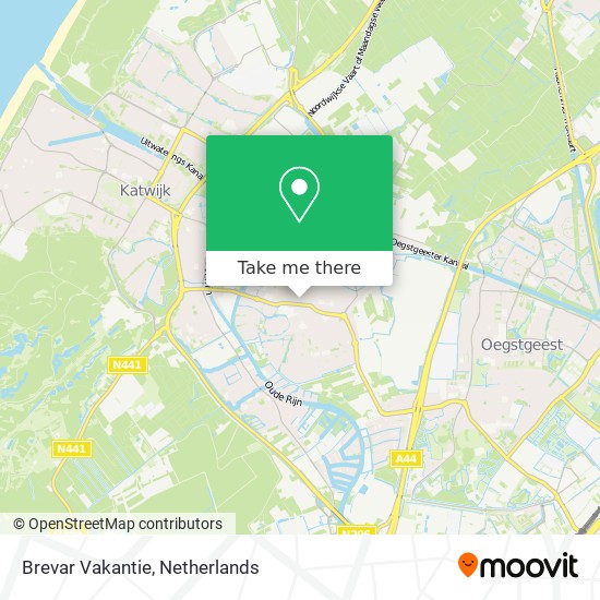 Brevar Vakantie map