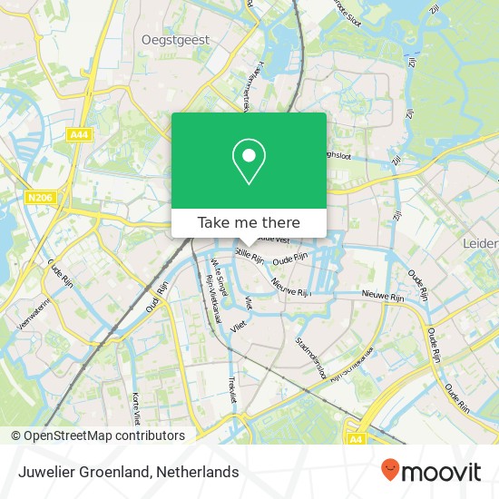 Juwelier Groenland, Haarlemmerstraat 57 map