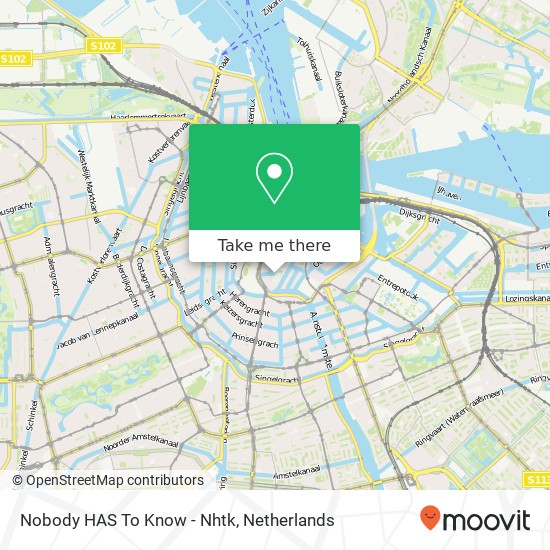 Nobody HAS To Know - Nhtk, Oudezijds Achterburgwal 237 map