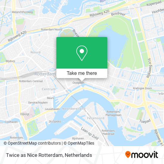 Twice as Nice Rotterdam map