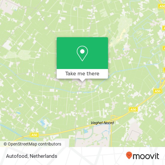 Autofood, Kerkstraat map