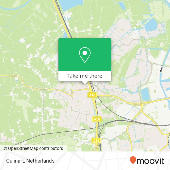 Culinart, Beeksestraat 76 map