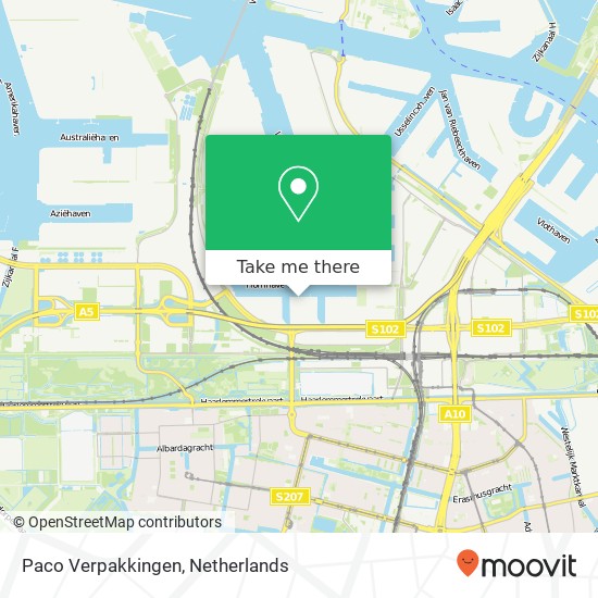 Paco Verpakkingen, Moezelhavenweg map