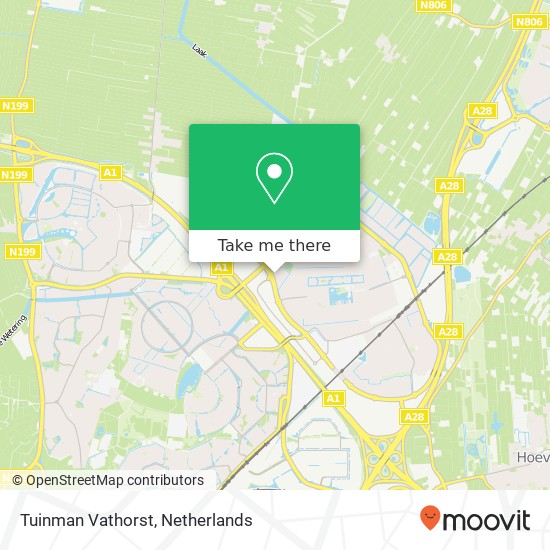 Tuinman Vathorst, Darthuizerberg 1 map