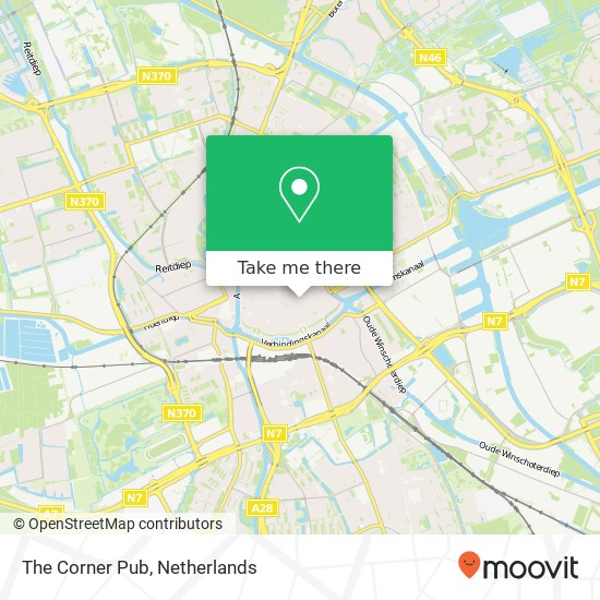 The Corner Pub, Carolieweg 11 Karte