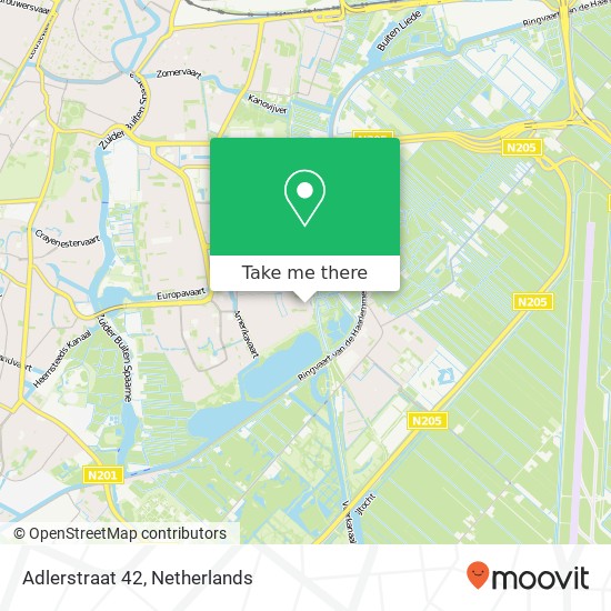 Adlerstraat 42, 2037 KJ Haarlem map