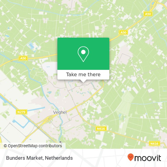 Bunders Market, De Bunders 90 map