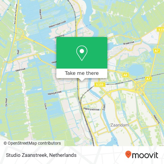 Studio Zaanstreek, Leliestraat 51 map