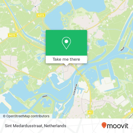 Sint Medardusstraat, 6019 CK Heel map