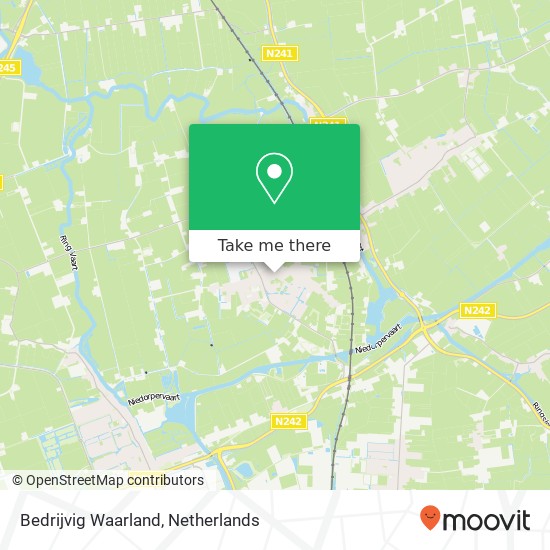 Bedrijvig Waarland, Kerkstraat Karte