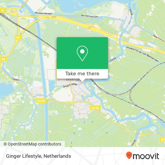 Ginger Lifestyle, Herengracht 7 map