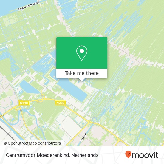 Centrumvoor Moederenkind, Westbroekse Binnenweg 56 map