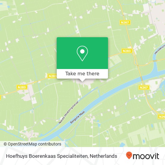 Hoefhuys Boerenkaas Specialiteiten, Hoefstraat 39 map