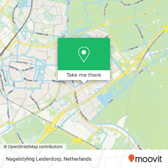 Nagelstyling Leiderdorp map