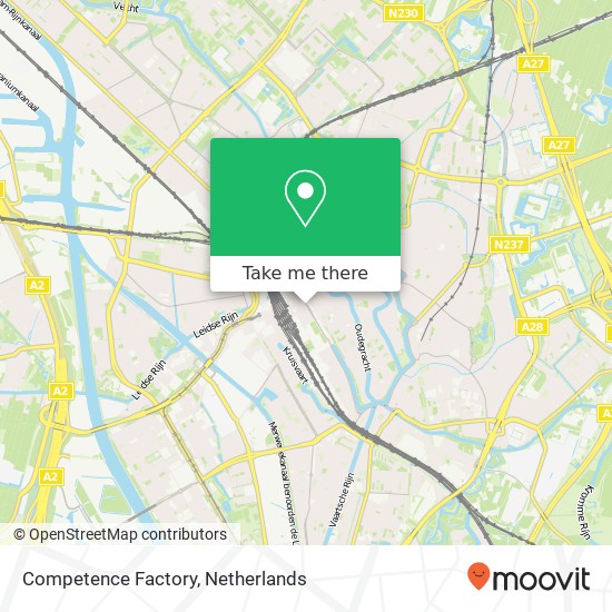 Competence Factory, Catharijnesingel 46 map