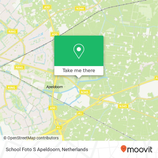 School Foto S Apeldoorn, Het Woldhuis map