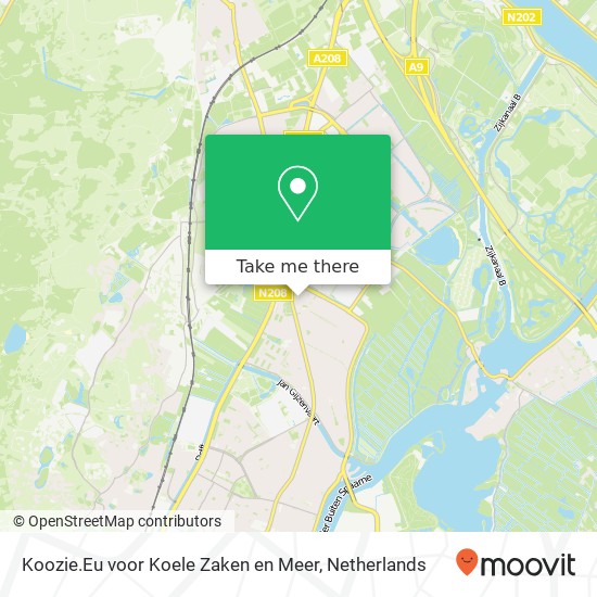 Koozie.Eu voor Koele Zaken en Meer, Tesselschadestraat 131 map