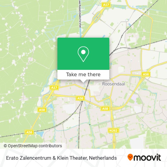 Erato Zalencentrum & Klein Theater map
