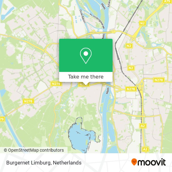 Burgernet Limburg map