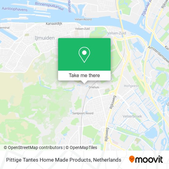 Pittige Tantes Home Made Products map