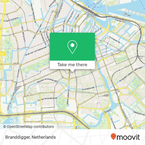 Branddigger, Albert Cuypstraat map