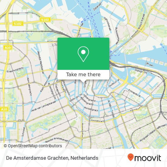 De Amsterdamse Grachten map