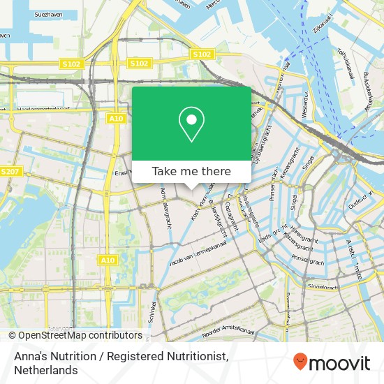 Anna's Nutrition / Registered Nutritionist, Willem de Zwijgerlaan 69 map