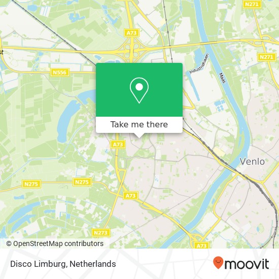 Disco Limburg, Hortensiastraat 68 map