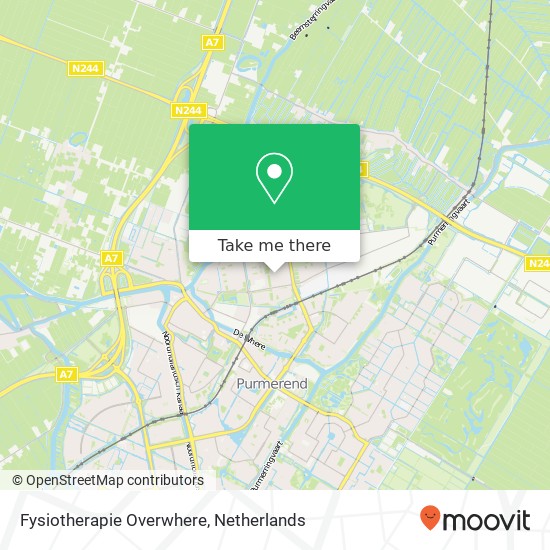 Fysiotherapie Overwhere, Gasinjetstraat 2 Karte