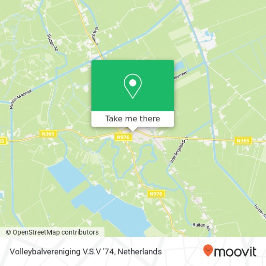 Volleybalvereniging V.S.V '74, Wischmei 4 map