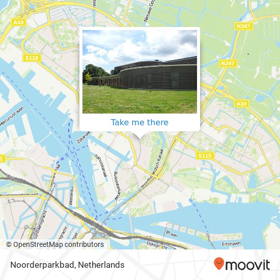 Noorderparkbad, Sneeuwbalstraat 1 map