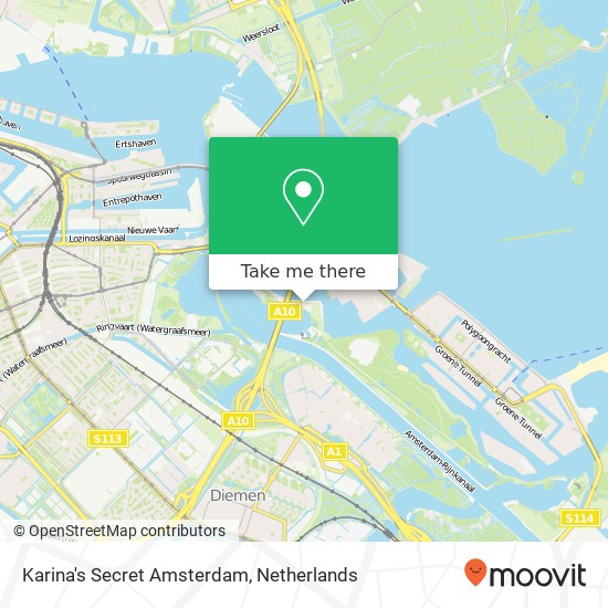 Karina's Secret Amsterdam Karte