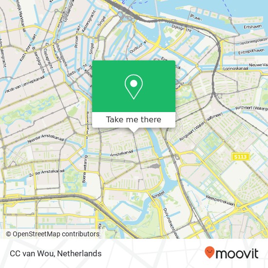 CC van Wou, Van Woustraat 153 map