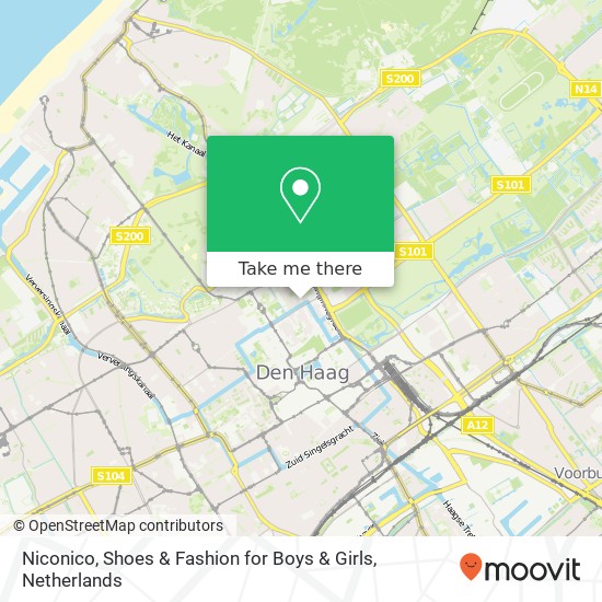 Niconico, Shoes & Fashion for Boys & Girls, Frederikstraat 45 map