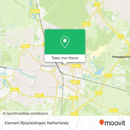 Element Rijopleidingen, Zilvermeeuwstraat map