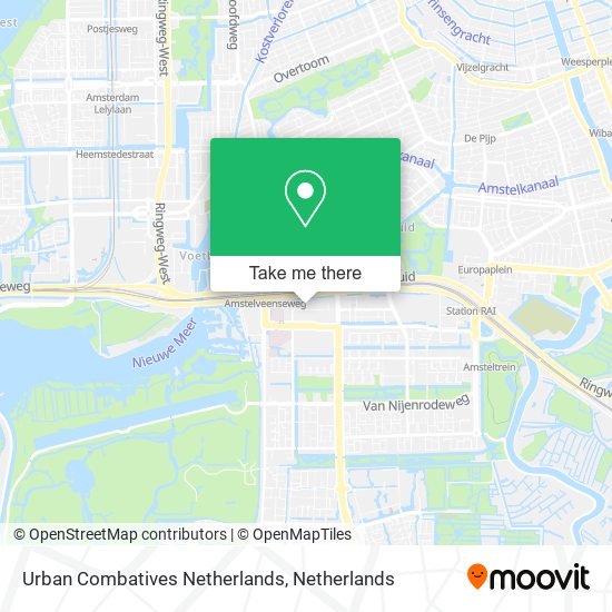 Urban Combatives Netherlands map