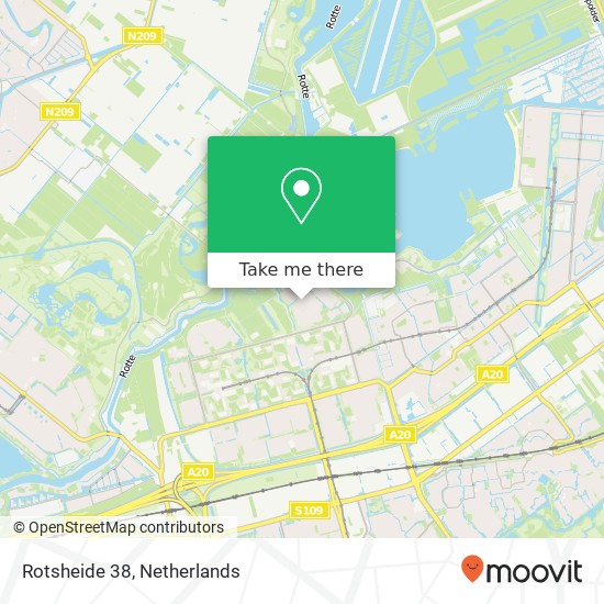 Rotsheide 38, 3069 LG Rotterdam map